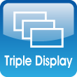 triple display